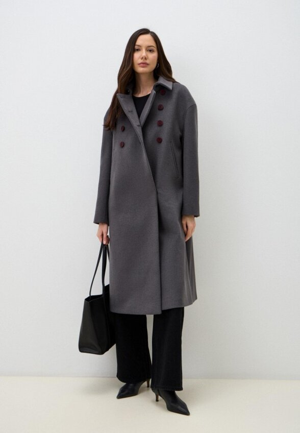 Пальто двубортное Pompa