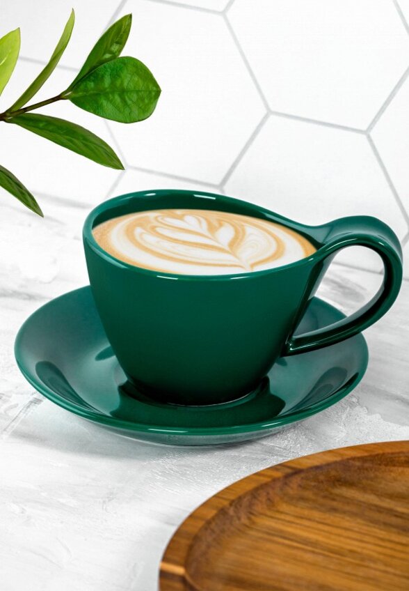 Чашка с блюдцем Elan Gallery