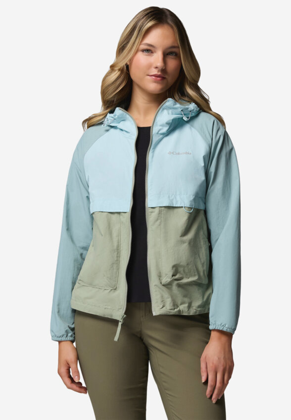 Ветровка женская Columbia Spire Valley Windbreaker, Зеленый