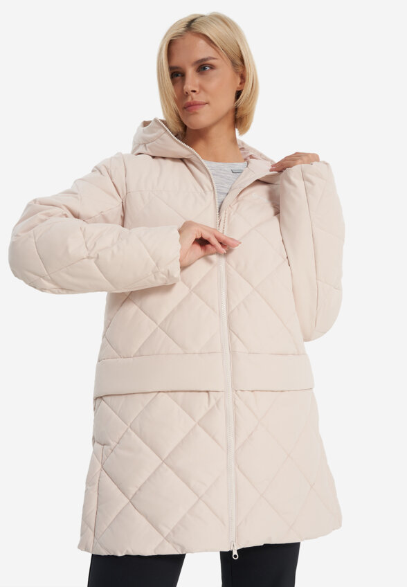 Пуховик женский Glissade, Бежевый