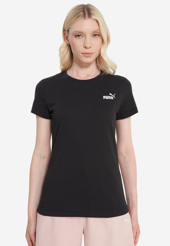 Футболка женская PUMA Ess Small No. 1 Logo, Черный