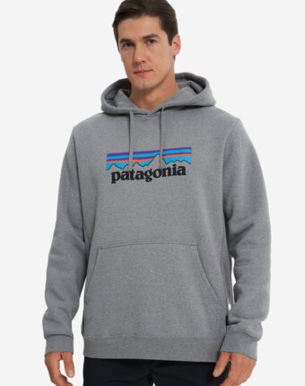 Худи мужское Patagonia Logo Uprisal, Серый женщинам