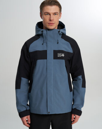 Куртка мембранная мужская Mountain Hardwear Dry Times Hooded Jacket, Синий женщинам