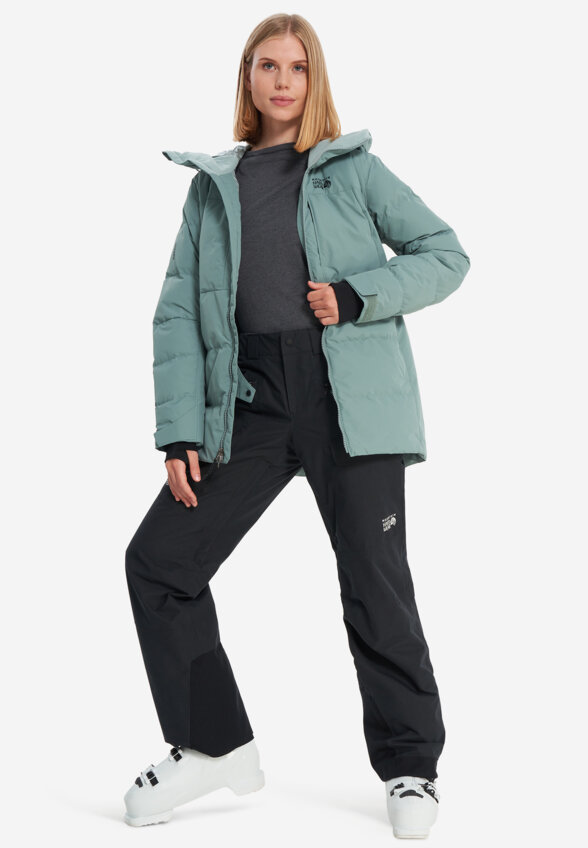 Пуховик женский Mountain Hardwear Powder Maven, Голубой