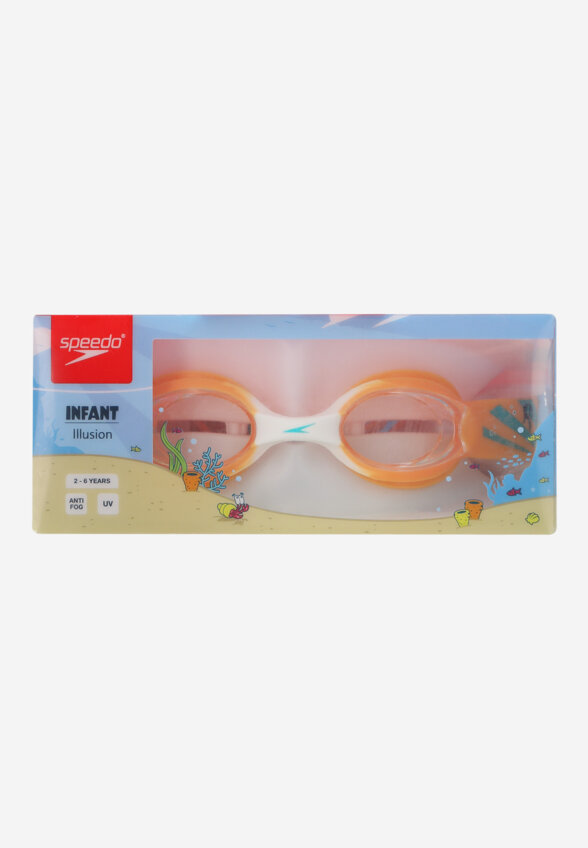Очки для плавания детские Speedo Infant Illusion Goggle, Оранжевый