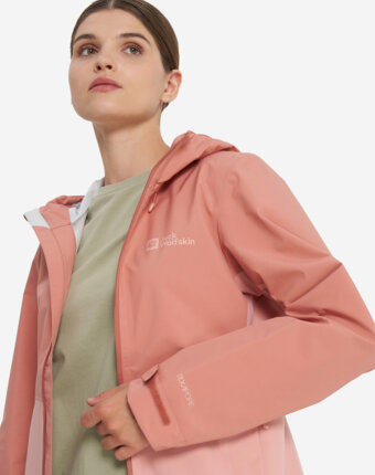 Куртка мембранная женская Jack Wolfskin Weiltal, Розовый женщинам