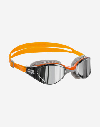 Очки для плавания Mad Wave Hydro Flex Mirror, Оранжевый женщинам