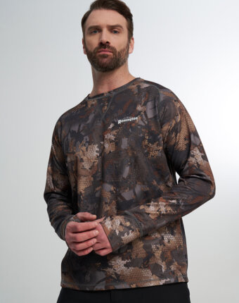 Лонгслив мужской Remington Blend Shirt, Коричневый женщинам