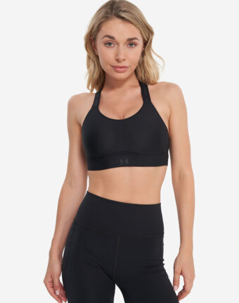 Спортивный топ бра Under Armour Infinity Strappy, Черный женщинам