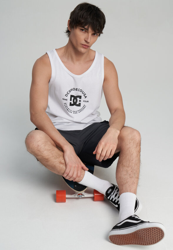 Майка мужская DC Shoes Tank Circle Star, Белый