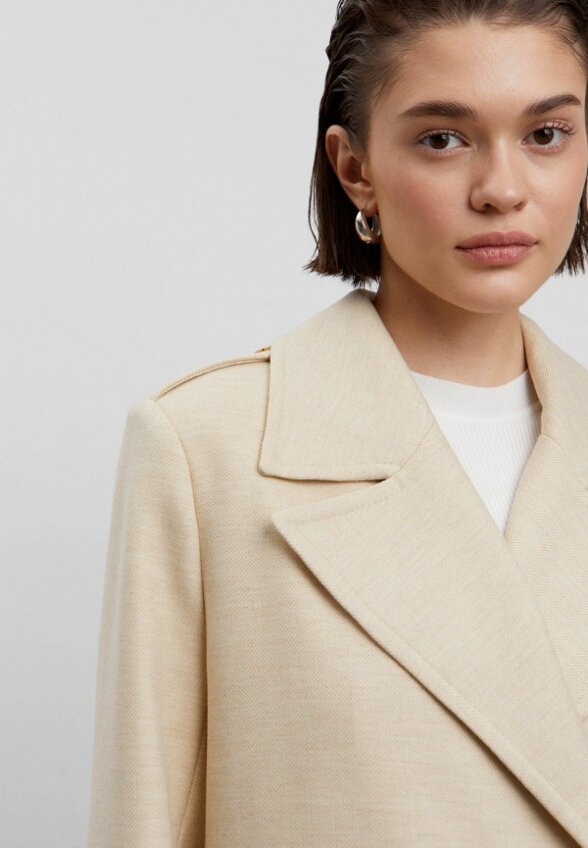 Пальто двубортное I Am Studio