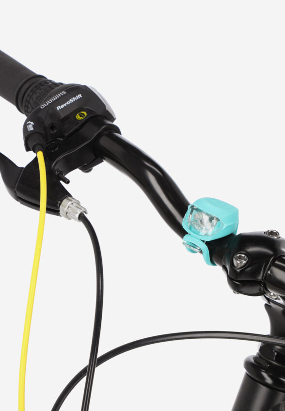 Фонарь велосипедный передний габаритный Cyclotech CFL-4, Голубой