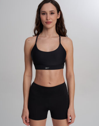 Топ бра спортивный Reebok Lux, Черный женщинам