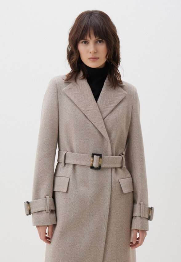 Пальто двубортное Снежная Королева