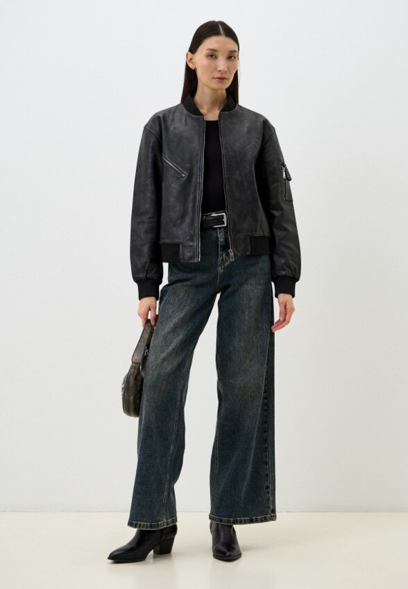 Куртка кожаная Снежная Королева