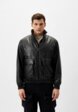 Куртка кожаная утепленная Hugo1  - превью