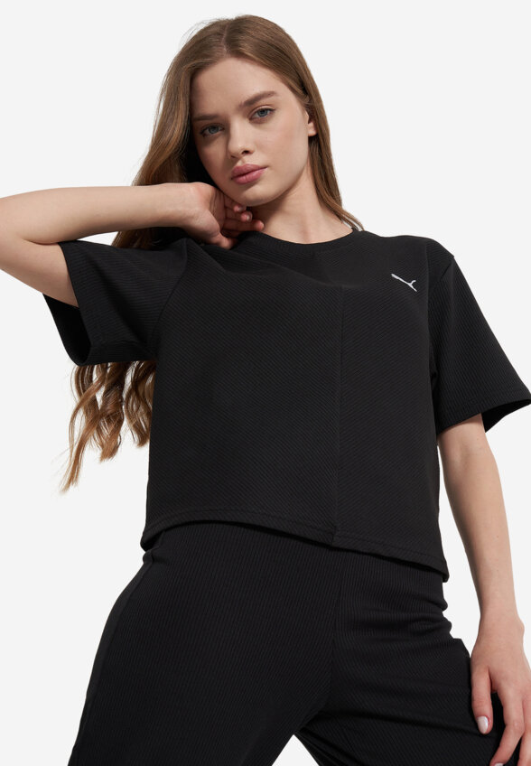 Футболка женская PUMA Wardrobe Ess, Черный