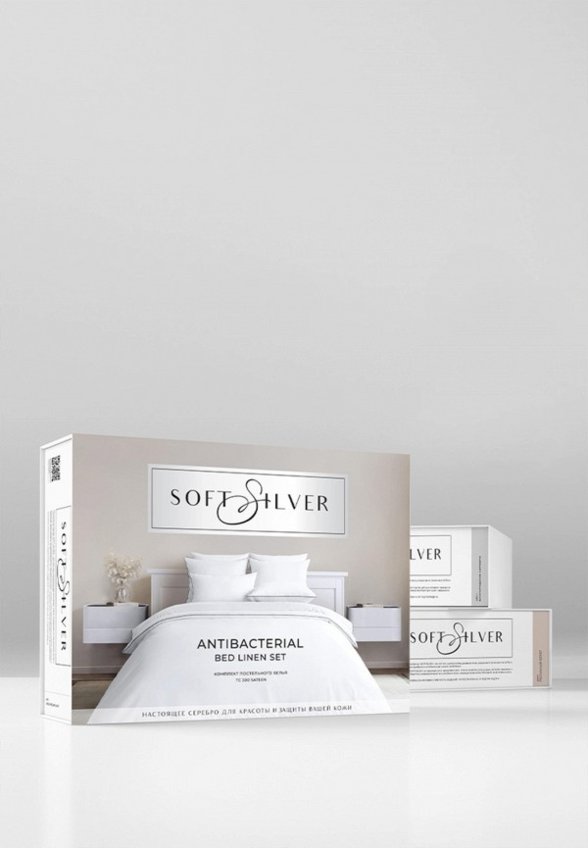 Постельное белье 1,5-спальное Soft Silver