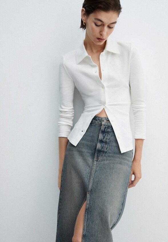 Юбка джинсовая Mango