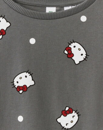 Лонгслив с принтом Hello Kitty для девочек детям