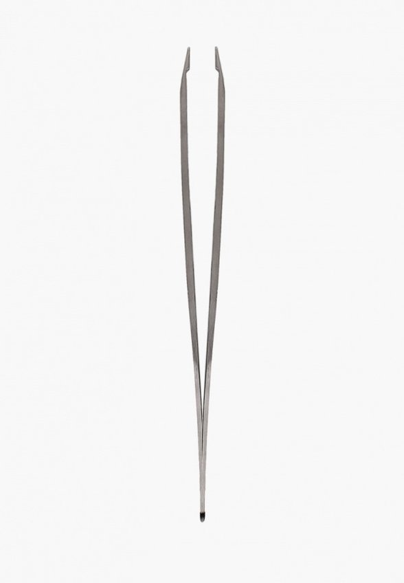 Пинцет скошенный для бровей Metaleks