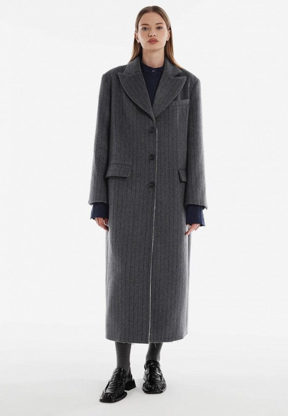 Пальто однобортное Mulier