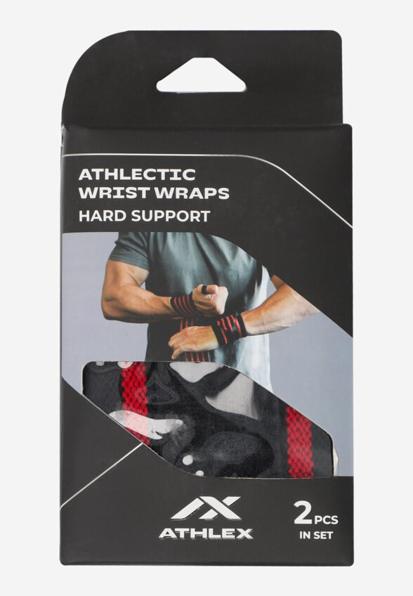 Бинты для фиксации запястий Athlex, Красный