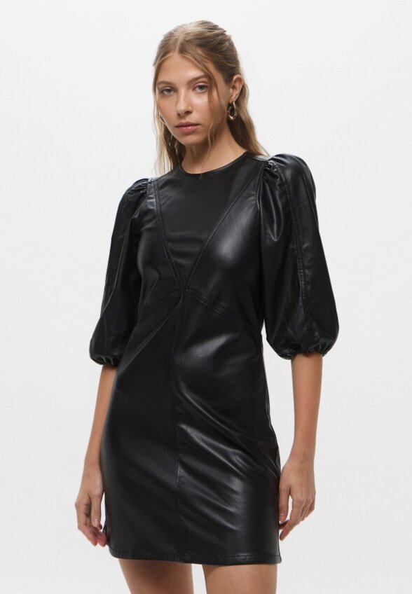 Платье кожаное H&M