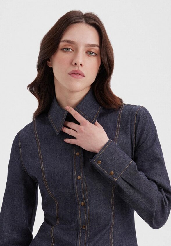 Рубашка джинсовая Olesa Chugunova