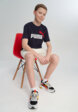 Футболка для мальчиков PUMA Ess 2 Color No.1 Logo, Синий5  - превью