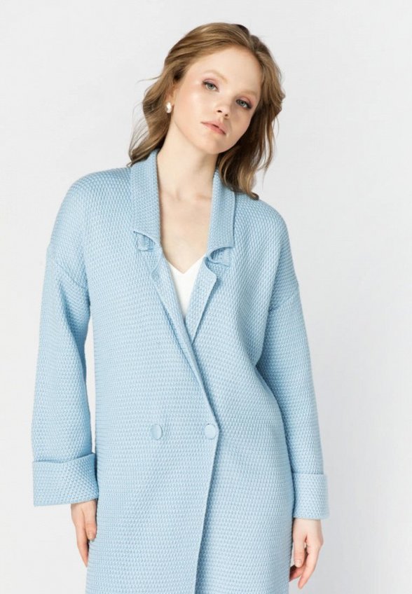 Пальто двубортное Vivawool