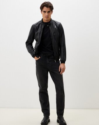 Куртка кожаная Urban Fashion for Men мужчинам