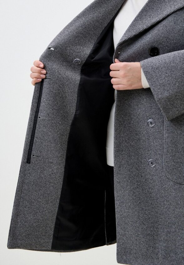 Пальто однобортное Gaxgax