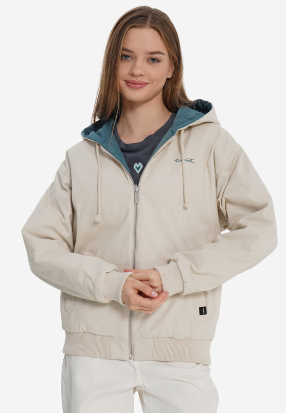 Куртка утепленная женская оверсайз Termit, Бежевый