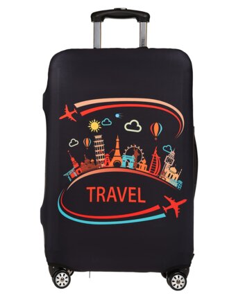 Др.Коффер LC-001M black чехол для чемодана женщинам