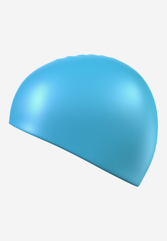 Шапочка для плавания Mad Wave Light Silicone Solid, Голубой