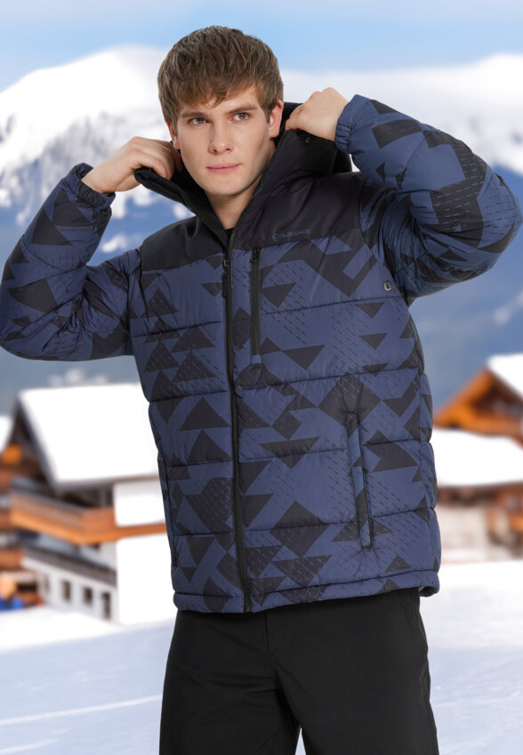 Пуховик мужской Glissade, Черный