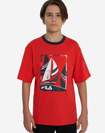 Футболка для мальчиков FILA, Красный женщинам