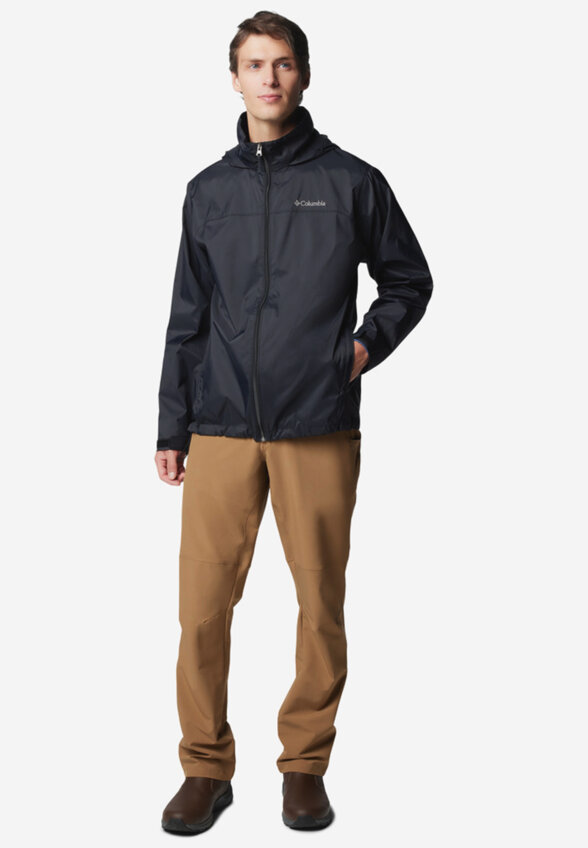 Ветровка мужская Columbia Glennaker Lake II Rain Jacket, Черный