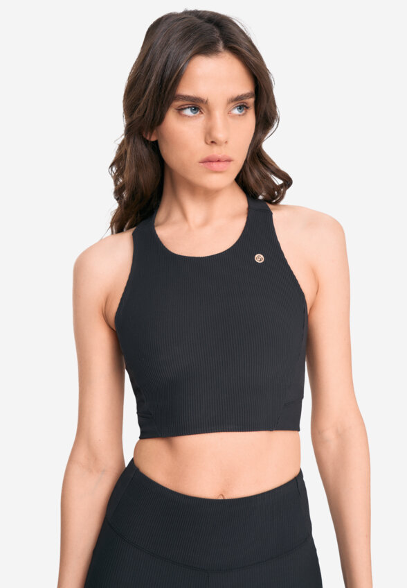 Топ бра спортивный Sensana IconicShape, Черный