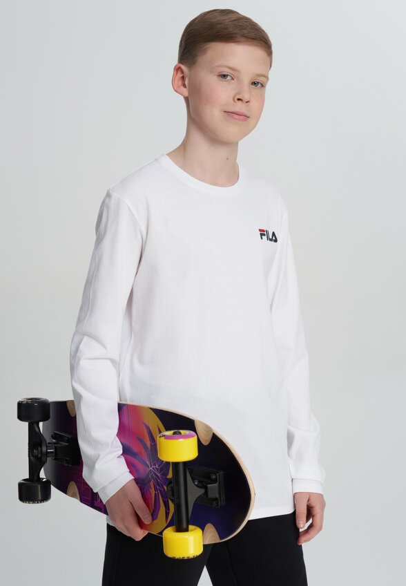 Лонгслив для мальчиков FILA, Белый