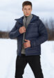 Ультралегкий пуховик мужской Columbia Centennial Creek III Down Hooded Jacket, Синий1  - превью