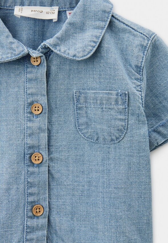 Рубашка джинсовая Mango Kids