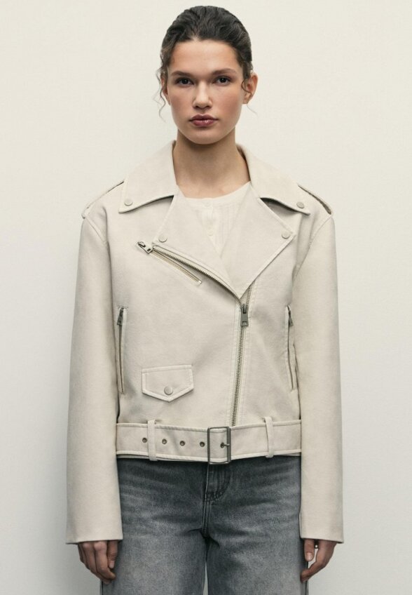 Куртка кожаная Zarina