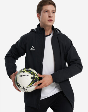 Ветровка мужская Demix Midfielder, Черный женщинам