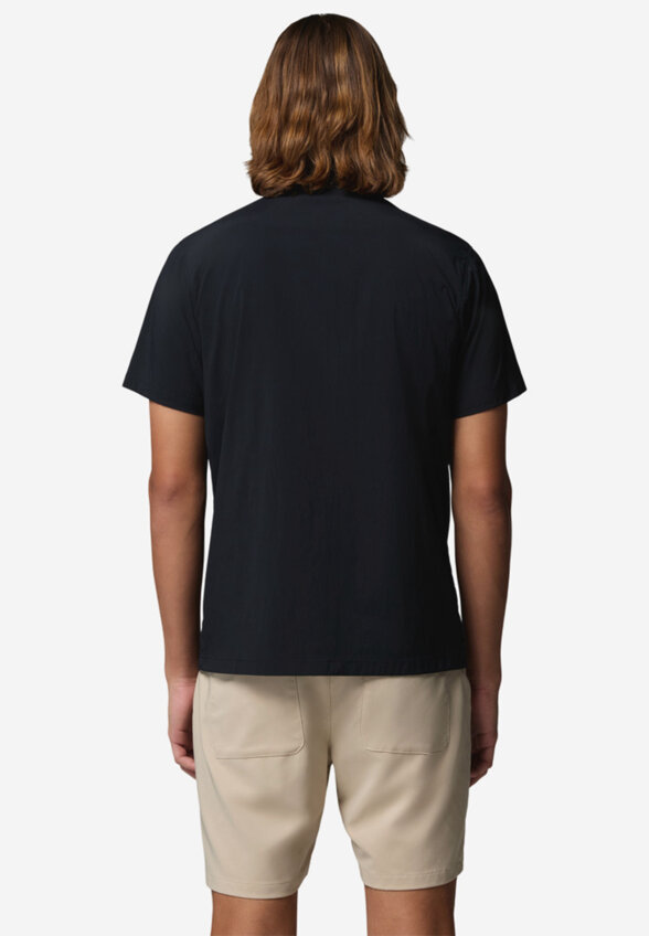 Рубашка с коротким рукавом мужская Columbia Sage Peak Woven SS Shirt, Черный