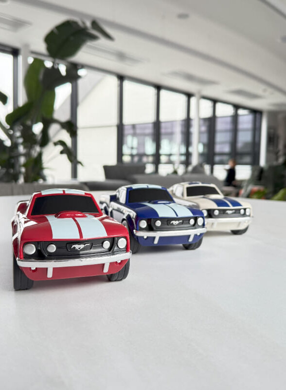 Игрушечная гоночная машинка Baghera Ford Mustang, синяя