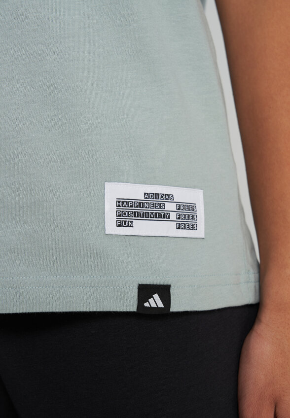 Футболка женская adidas, Зеленый