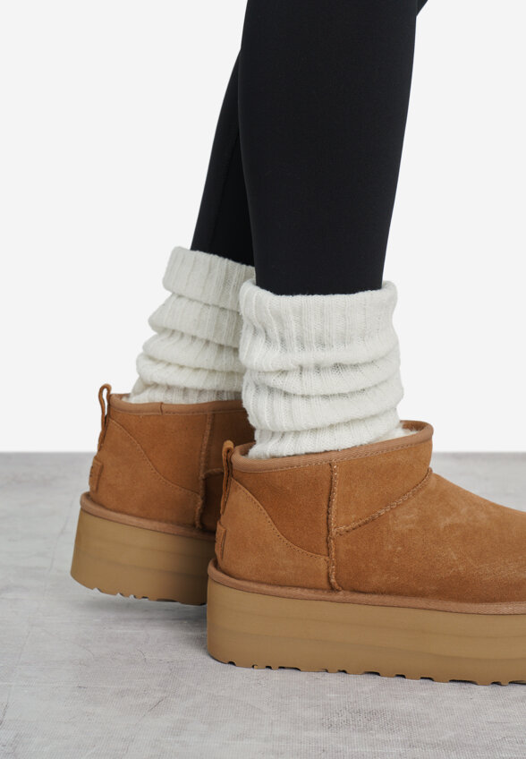 Угги женские UGG Classic Ultra Mini Platform, Коричневый
