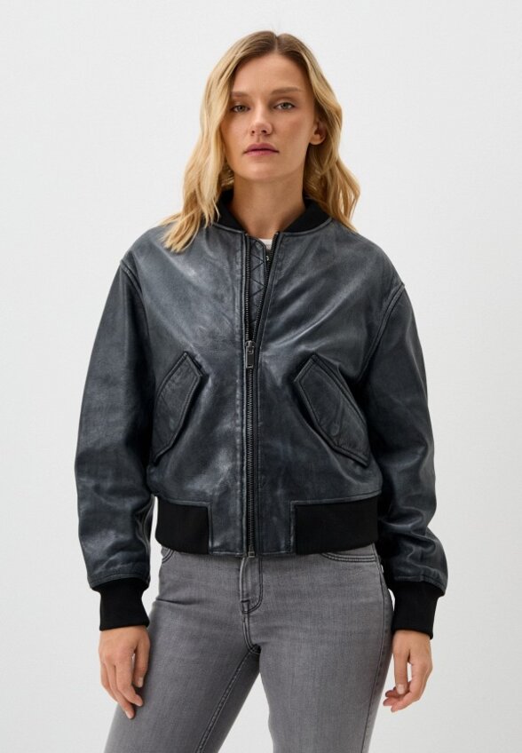 Куртка кожаная Снежная Королева